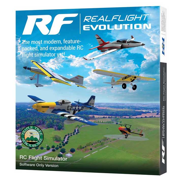 Cover shot of the RealFlight Simulator software